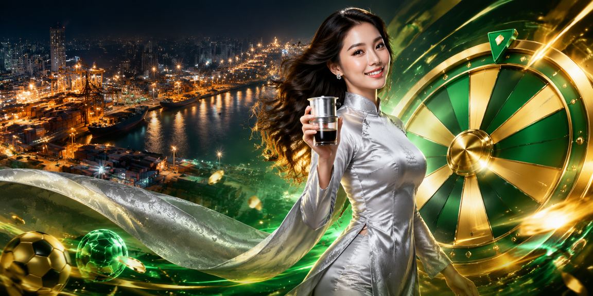Khung cảnh Hải Phòng với roulette và người dùng đọc luật trước khi chơi